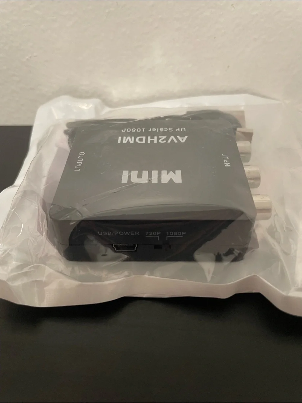 AV To HDMI Adapter New RCA Video Composite Converter HD Male 1080P Upscal